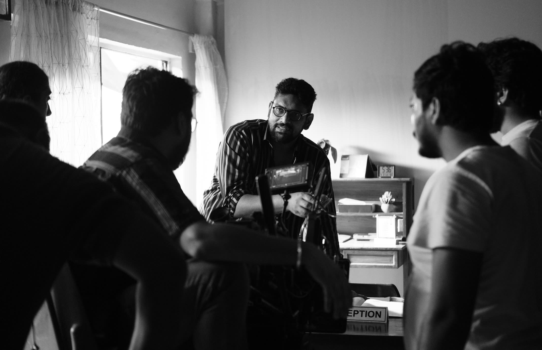 Prakash Vaidyanathan on set